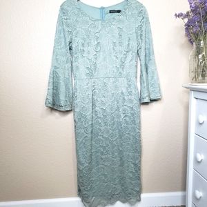 Mikarose The April Sage Lace Dress Small